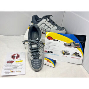 Gravity Defyer Gdefy Mens Shoes Spring Loaded Comfort Gray Size 12 TB903M-GS-B/D